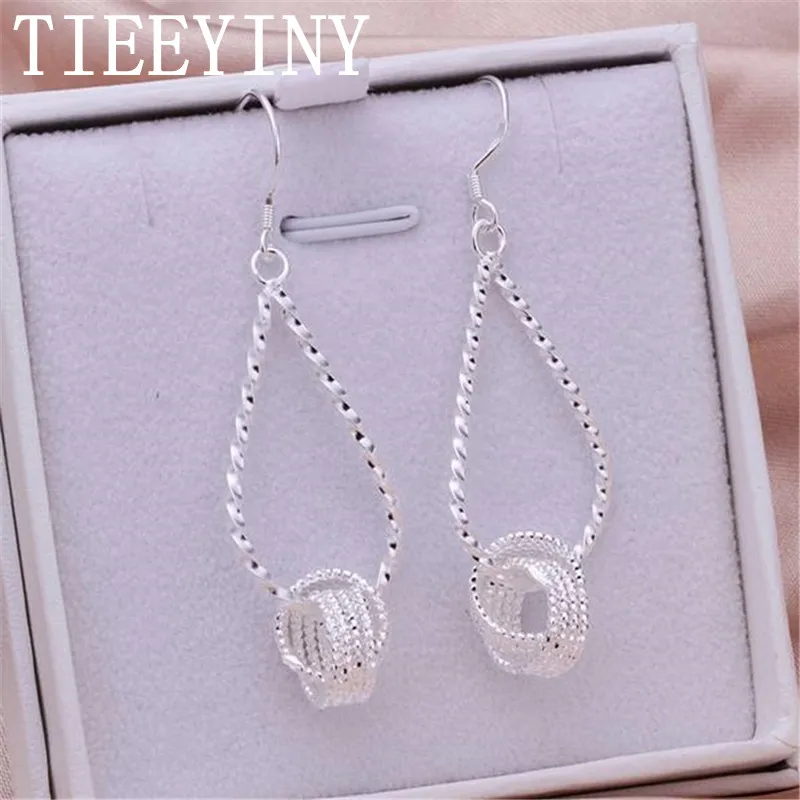 

TIEEYINY 925 Sterling Silver For Women Drop Earrings Special Explosion Models Jewelry Factory Wholesale Fashion Elegant Jewelry