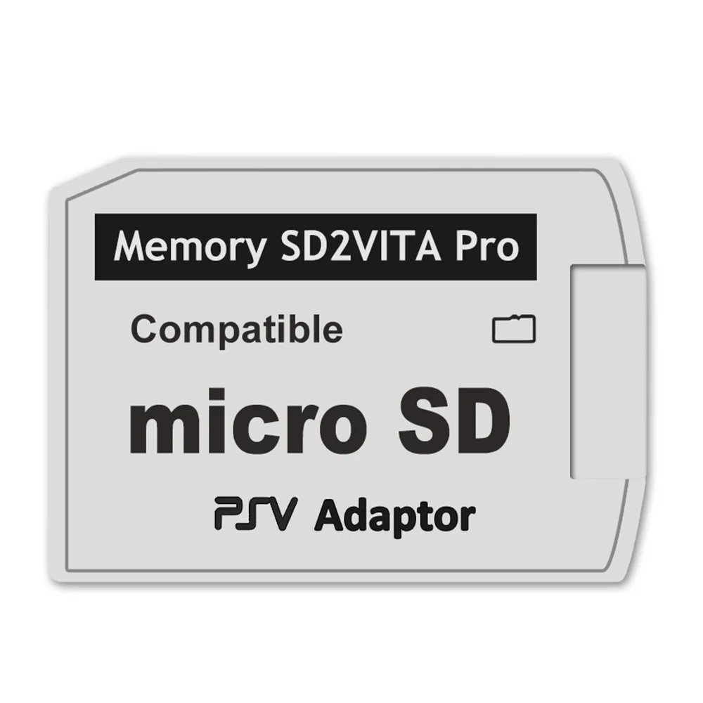 

SD2Vita 5.0 Memory Card Adapter, for PS Vita PSVSD Micro-SD Adapter for PSV 1000/2000 PSTV FW 3.60 HENkaku Enso System