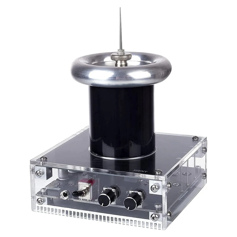 

Bluetooth квадратная волна музыка Тесла катушка научная Беспроводная передача эксперимент с 9,84 дюймовыми комплектами «сделай сам» Американска...