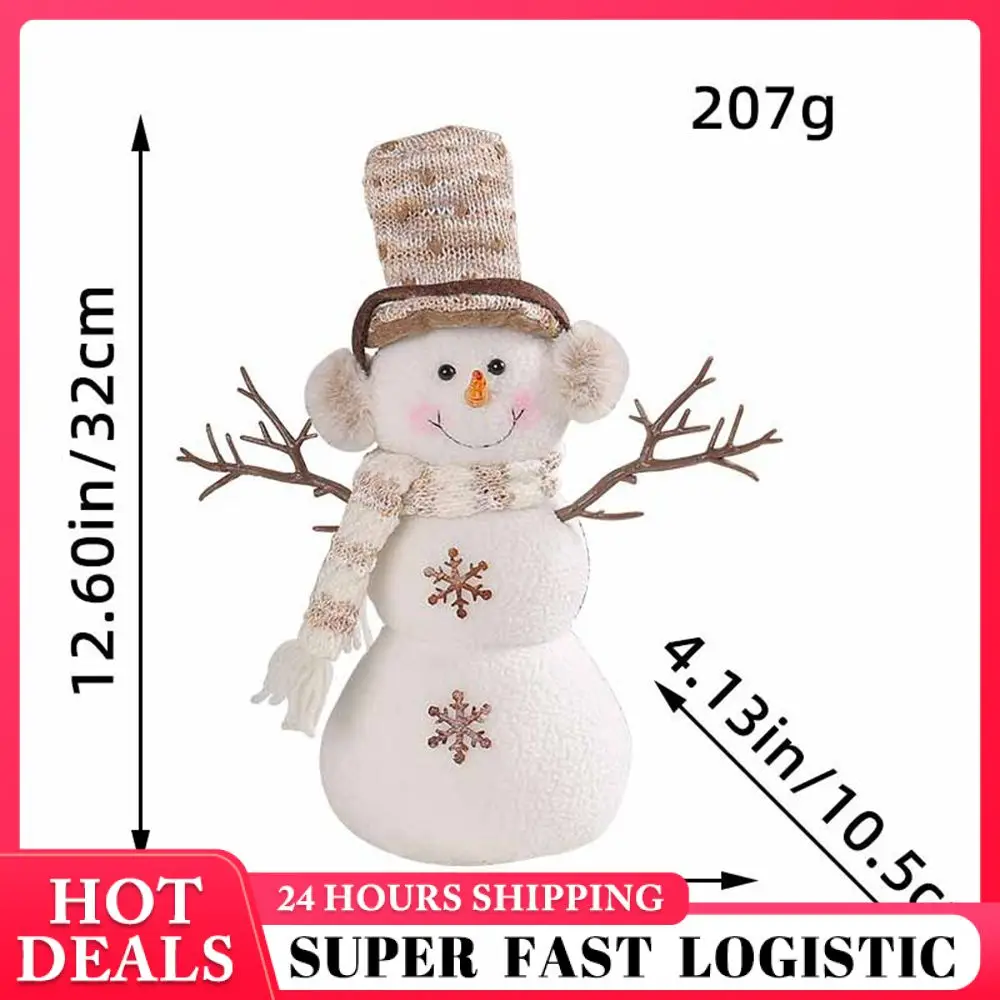 

Snowman Doll Festive Atmosphere Fashionable Desktop Decoration Holiday Decoration Christmas Party Decoration Interesting Lovely