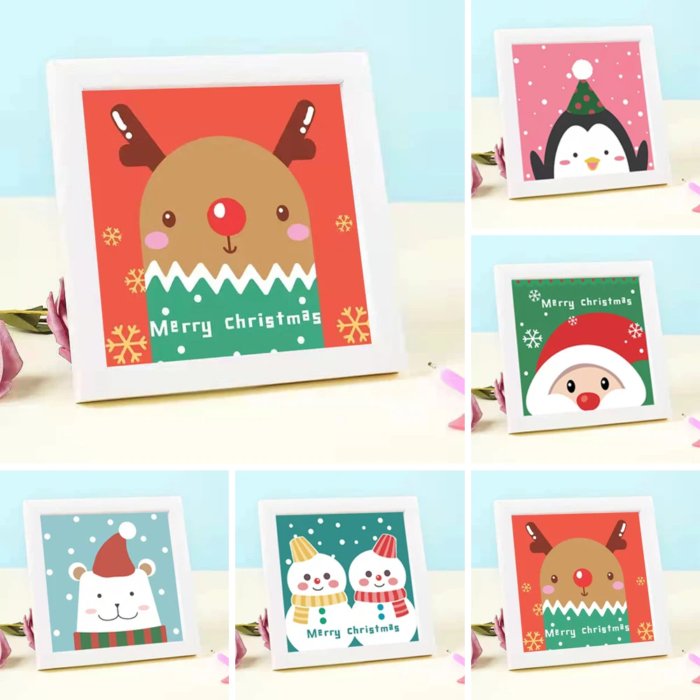 

Набор для алмазной живописи для детей, простой Набор для вышивки стразами, картины для творчества, рождественские подарки