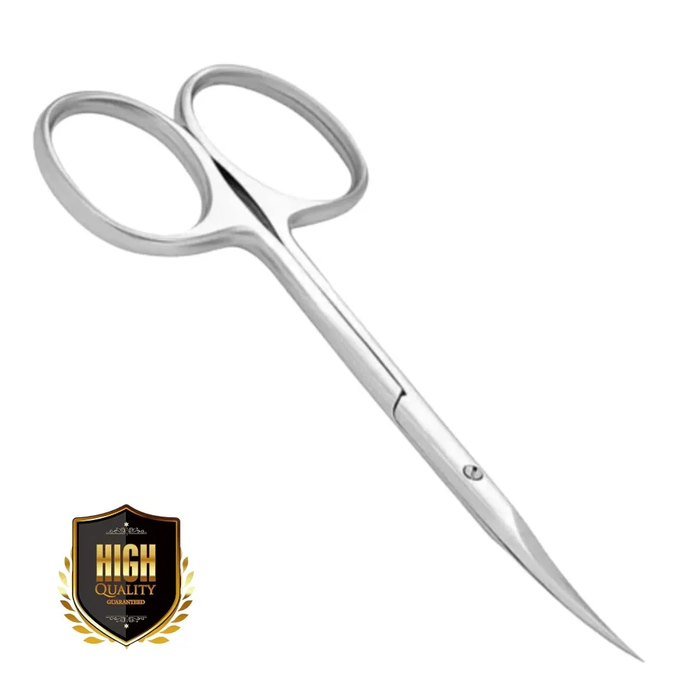 

Cuticle Scissors Fine Curved Blade Professional Manicure Pedicure Scissors with Precise Pointed Tip Grooming Blades Nail Tools