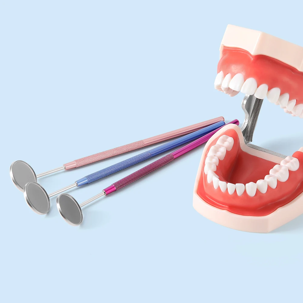 8 шт. стоматологические зеркала для рта Azdent многофункциональное зеркало проверки