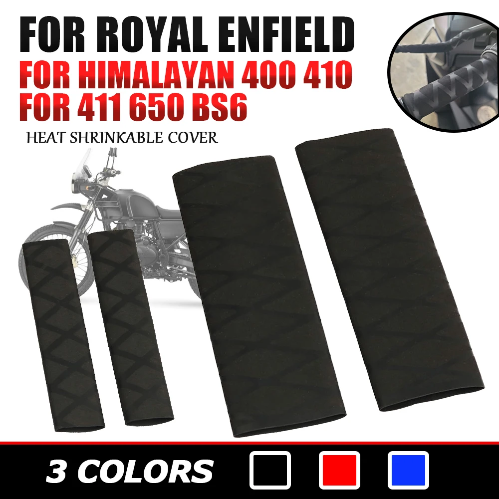 For Royal Enfield Himalayan 400 410 411 650 BS6 Motorcycle Accessories Non-Slip Handle Rubber Sleeve Handlebar Cover Guard Parts