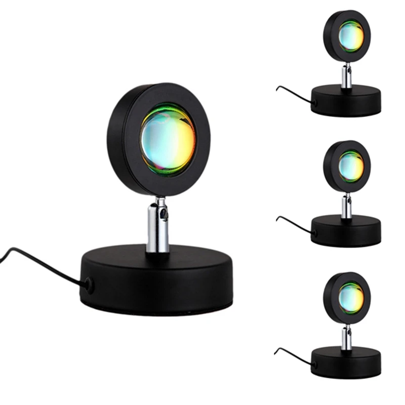 

Проекционная светодиодный ная лампа, USB 180 °, проектор для романтической атмосферы, ночной Светильник для декора комнаты, студии