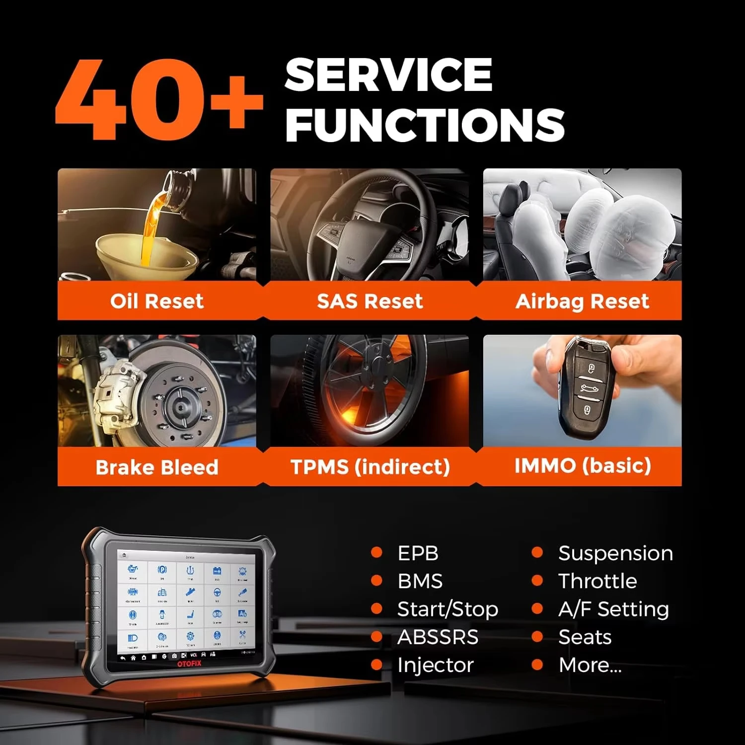 OTOFIX D1 PROS 2022 автомобильный диагностический инструмент кодирование ЭБУ/40 +