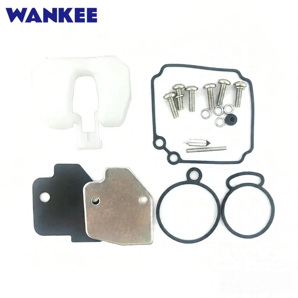 Фото Ремкомплект карбюратора Wankee 3PCS 3C8-87122-1 для лодочных моторов Tohatsu M40 M50 40HP 50HP 2-тактных №2