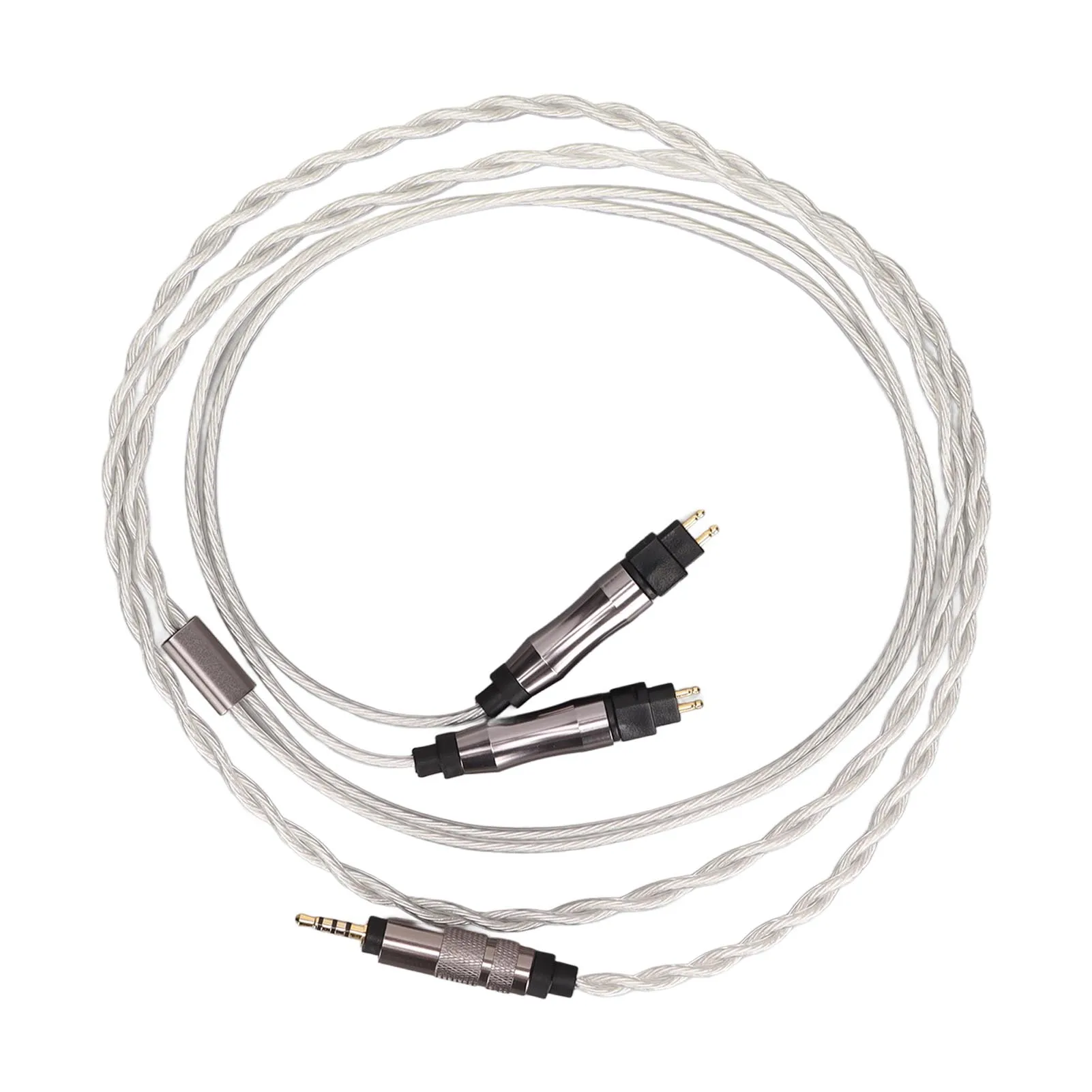 

36 Cores Headphone Cable Silver Plate Upgrade Cable For HD414 HD650 HD600 HD580 HD25 HD535