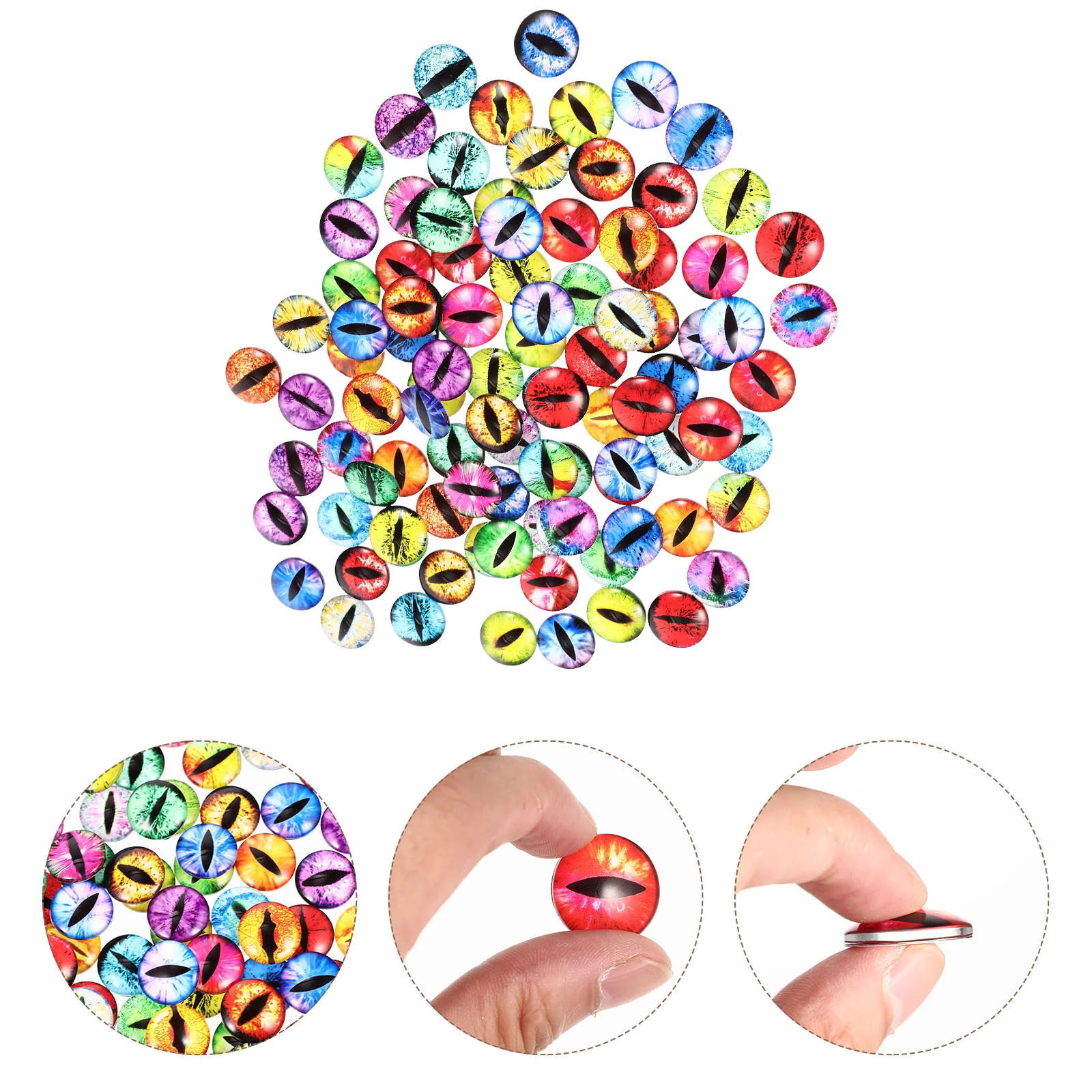 

Glass DlY Toy Materials Dolls Eyes DIY Animal Eyeball Patches Para Mesa