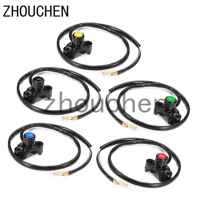 

2 Packs Motorcycle Push Button Engine Stop Kill On-Off Switch Fits 22mm Bars