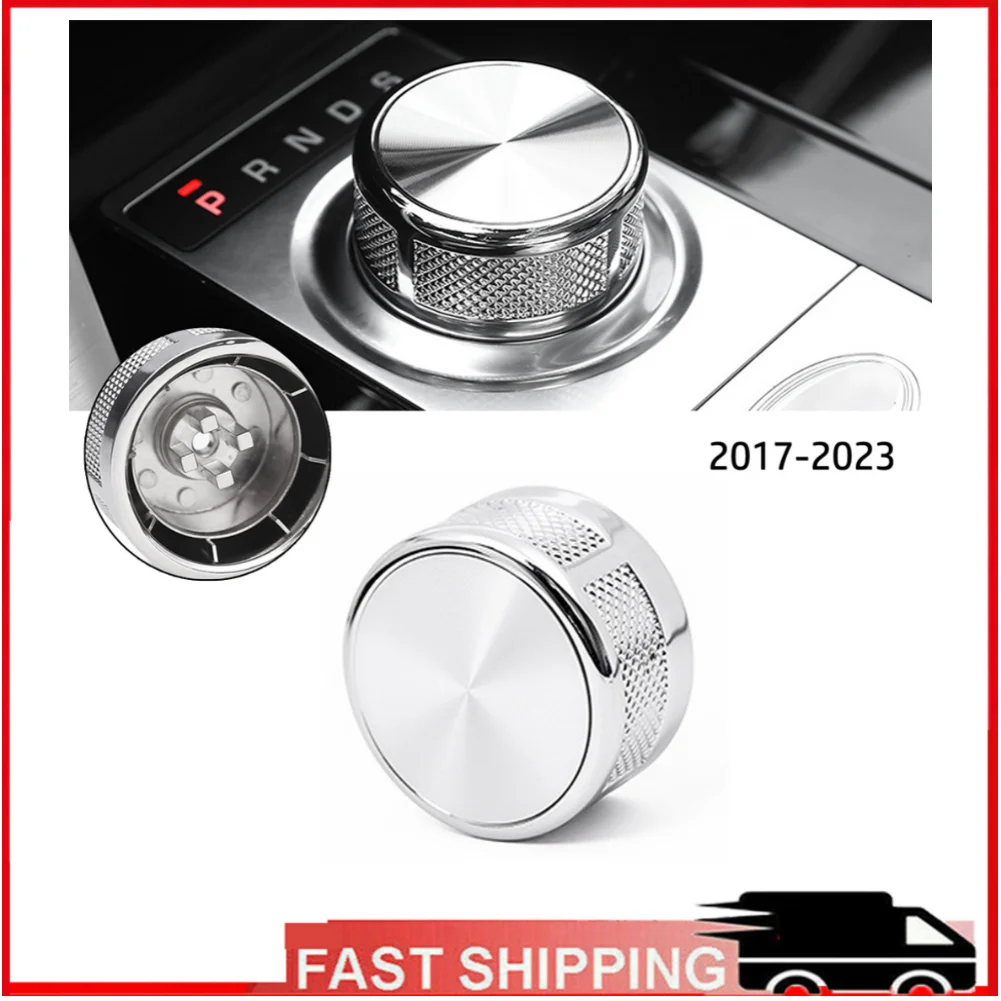 

Хромированная автомобильная ручка переключения передач, обновленная для Land Rover, алюминий для Range Rover для моделей L405 2017-2021, автоаксессуары