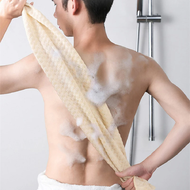 

Japanese Rubbing Washcloth Bath Back Scrubber Polyester Towel Brush Home Cleaning Washing Scrub Shower Towels