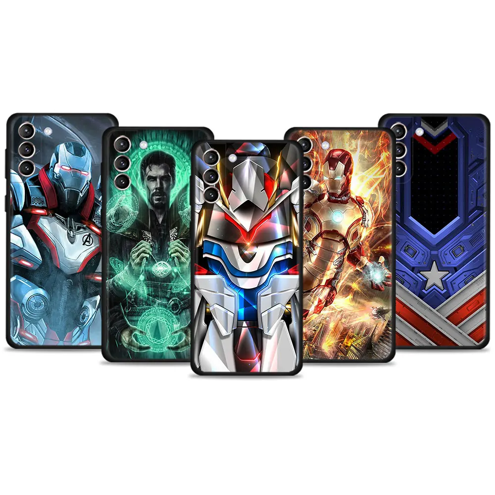 

Silicone Case For Samsung Galaxy S22 S21 Ultra S20 FE S10 S9 S8 Plus S10e Note 20Ultra 10plus Phone Cover Marvel Hero