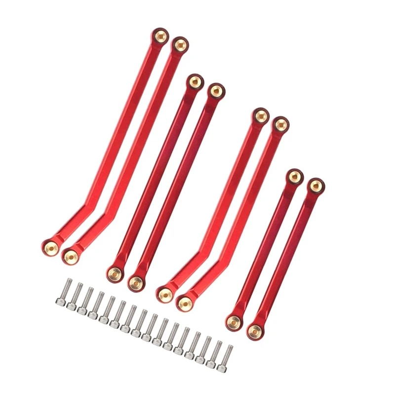 

8 шт. ЧПУ высокоточные звенья 4 звенья Набор для осевого SCX24 C10 AXI00001 JLU AXI00002 Bronco AXI00006 1/24 RC Crawler