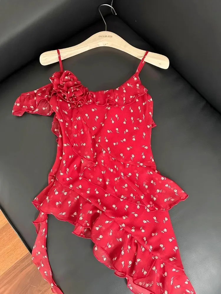 Летние розовые милые укороченные топы Y2k женские корейские модные повседневные