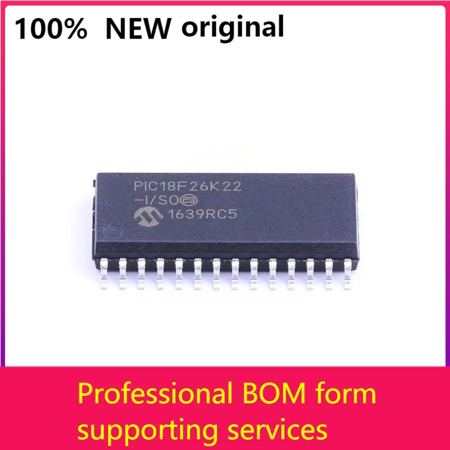 

Электронная вспышка MCU PIC18F26K22-I/SO PIC18F26K22 ARM Cortex RISC, 100% оригинал