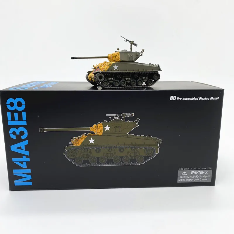 Танк DRAGON 172 армии США M4A3E8 Sherman Tiger Face, 25-я пехотная дивизия. Хан Река Корея 1951 Пластиковый автомобиль 63140 Модель дисплея (art.: 3920cbf8434ba) - 3920cbf8434ba