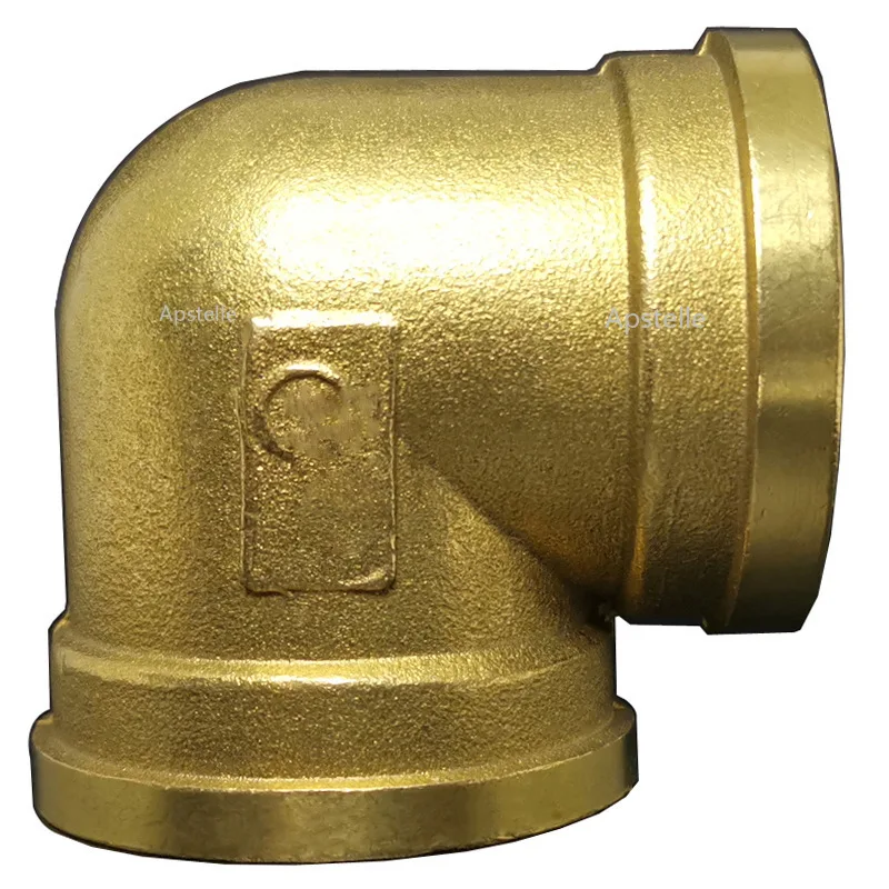 Elbow Female 1/8" 1/4" 3/8" 1/2" 3/4" Thread Brass Pipe Equal Nipple Fittings Quick Adapters Connectors Copper |