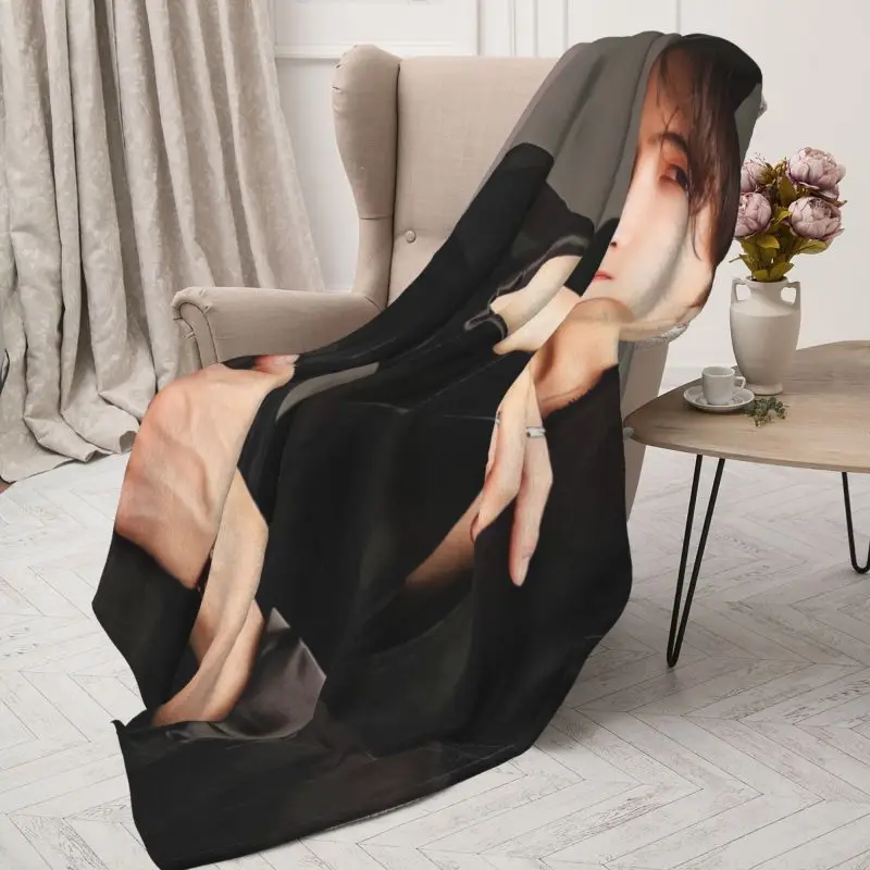 Настоящие красивые одеяла на заказ теплое фланелевое одеяло Hwang в Youp Cha EunWoo