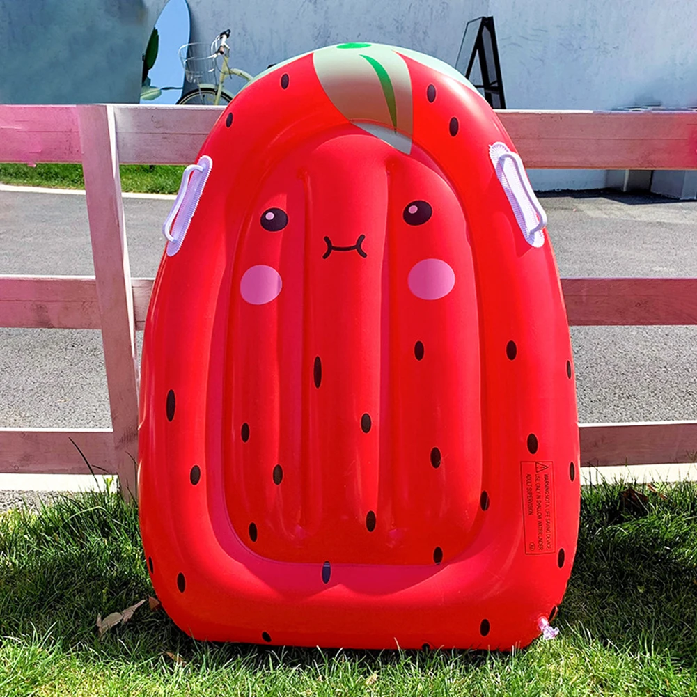 

Детская Надувная плавающая доска для плавания с фруктовым узором и ручкой