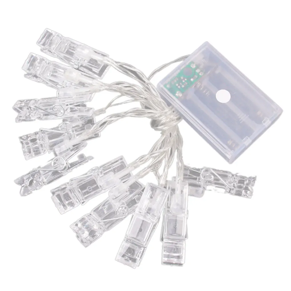 

LED Window Curtain Multicolor String Clip Light for Wedding Party Home Outdoor Indoor Wall Decorations