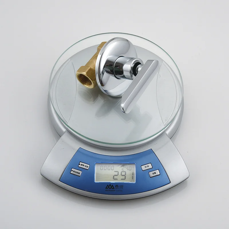 Медный кран для ванны 1/2 дюйма душевой клапан ванной холодной воды с одной ручкой