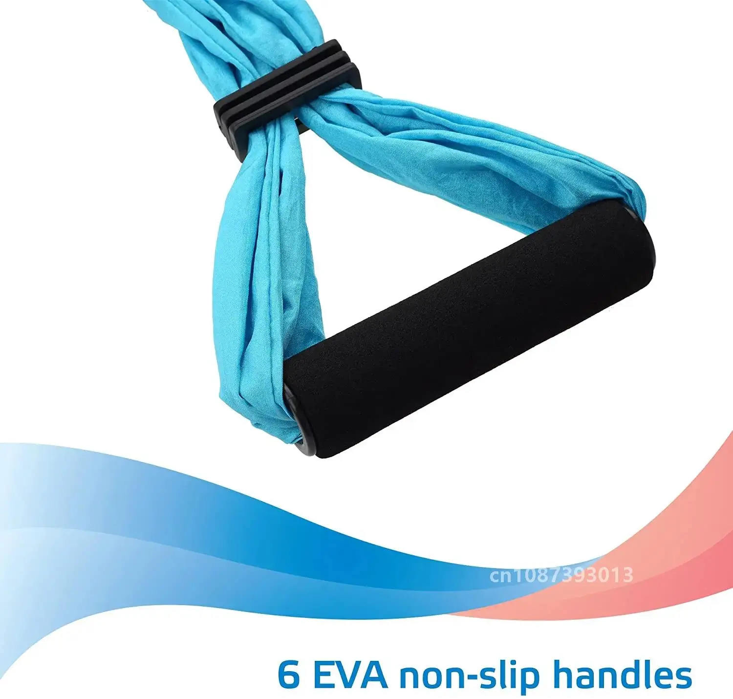 Воздушные качели для йоги с удлинительными ремнями антигравитационный гамак