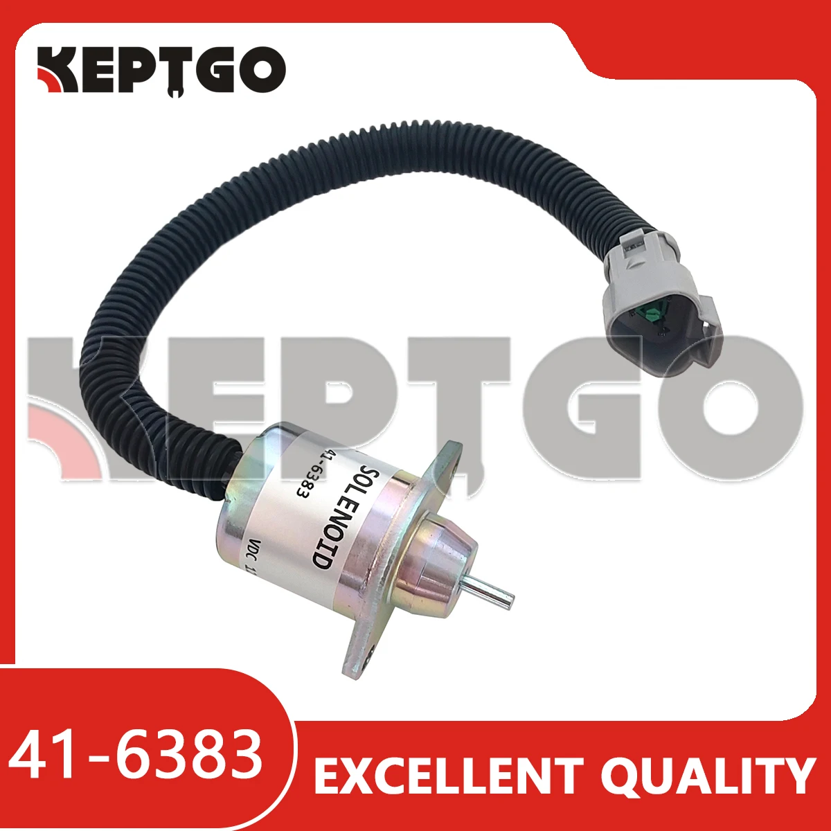Фото Соленоод остановки остановки 12 В TK 41-6383 для Thermo King Yanmar 41-4306 1503ES-12S5SUC11S SA-4920 SA-4564 SA-4817 129486-77954 №2
