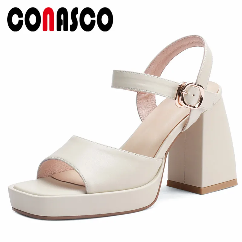 

Туфли-лодочки женские из натуральной кожи, на очень высоком каблуке