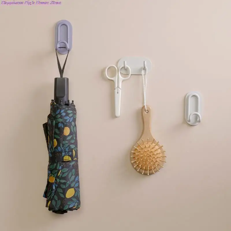 

Household Adhesive Hook Seamless Paste Hole-free Hook Behind Door Suction Wall for Bathroom Kitchen storage