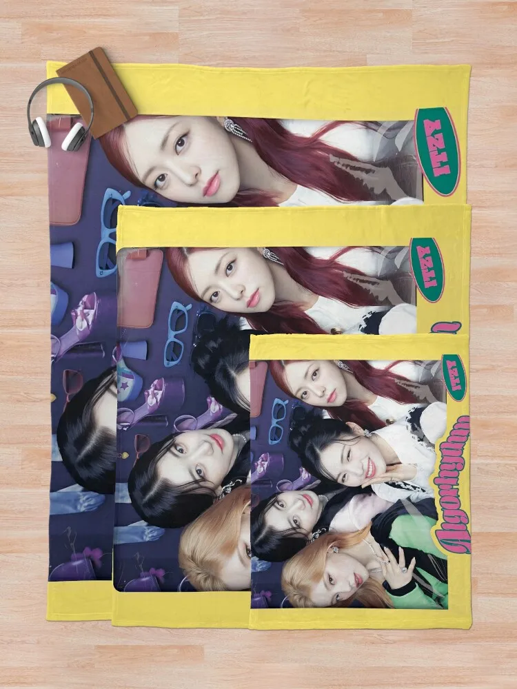 Алгоритм itzy (KPOP) Декоративное одеяло рождественские украшения тяжелые очень