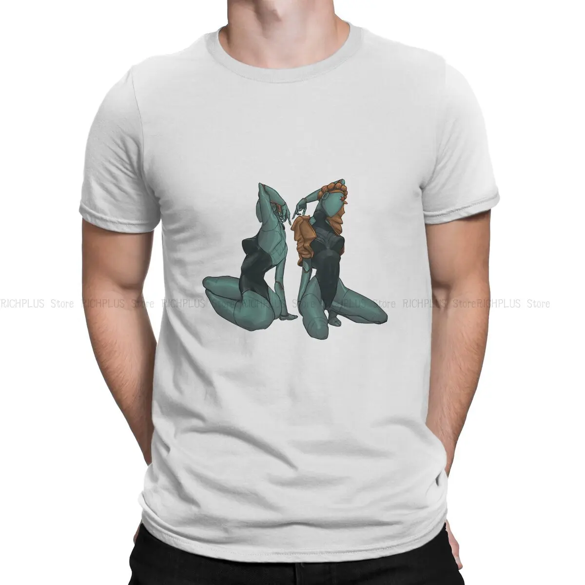 

Atomic Heart USSR Game Polyester TShirt Robot Twins Classic T Shirt Leisure Men Clothes New Design Big Sale