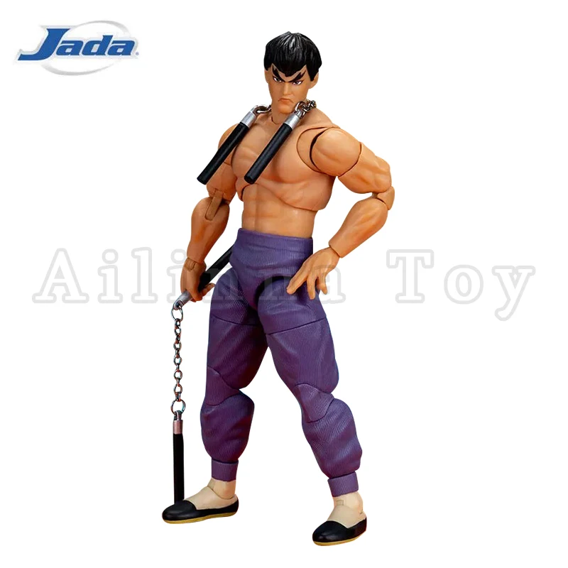 Фото Jada Toys 1/12 6-дюймовая экшн-фигурка Ultra Street Fighter II: The Final Challengers Fei Long Эксклюзивная аниме-модель №2