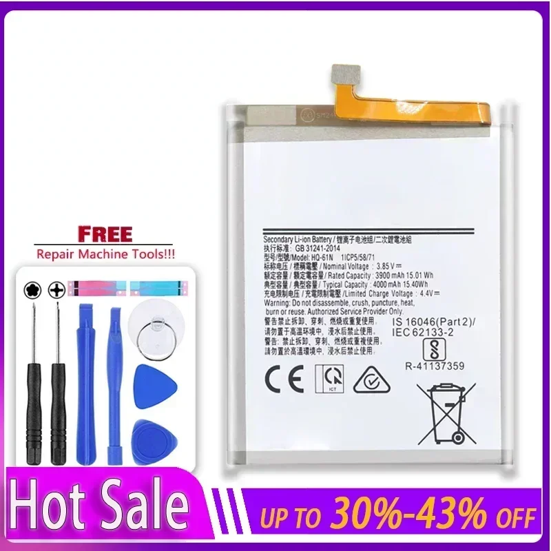 Сменный аккумулятор YKaiserin 4000 мАч для Samsung Galaxy M01 sm-m015f HQ-61N