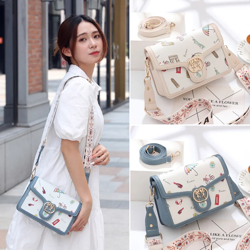 

New Fashion Women Bag Over The Shoulder Small Flap Crossbody Bags Messenger Bag for Girl Handbag Ladies Phone Purse Bolso Mujer