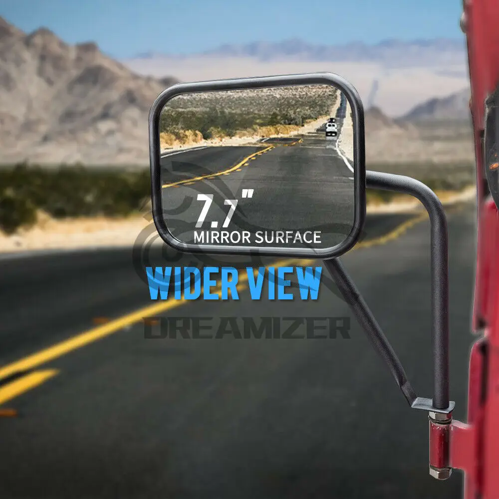 

Зеркало заднего вида для Jeep Wrangler 1997-2017 TJ JK, 1 пара