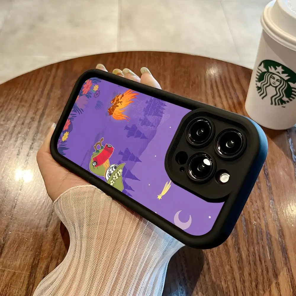 Милый чехол для телефона с рисунком M-MOOMIN простой однотонный матовый силиконовый