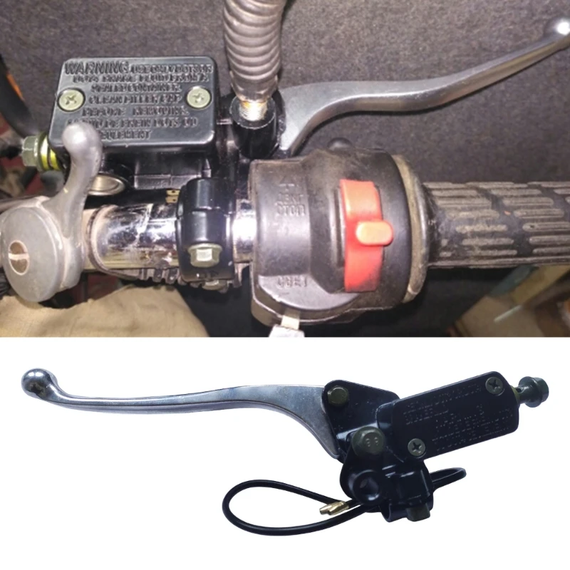 

Motorcycle Upper Front Brake Clutch Cylinder Hydraulic Brake Lever Right Left Side Clutch Pump Reservoir Pump Lever J60F