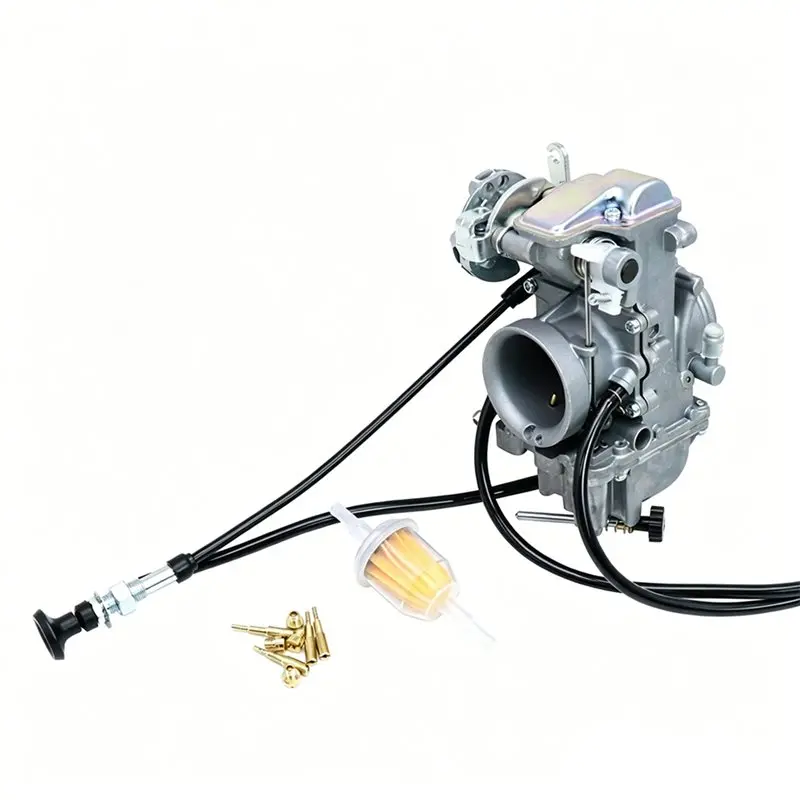 Фото A99F-Для Honda XR400 SR XT TT400 500CC, совместим с карбюратором Mikuni TM36-68 36 мм, замена карбюратора с плоским шибером. №5