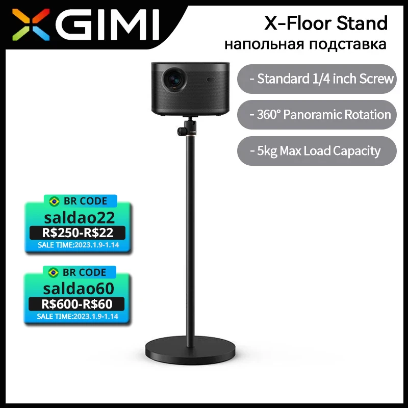 Напольная стойка для проектора XGIMI X-Floor F062S аксессуары черного цвета H2/HORIZON Pro/CC