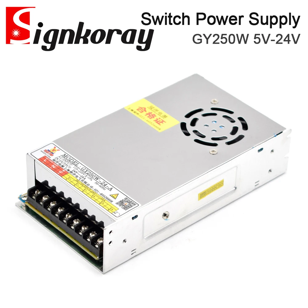 SignkoRay 250 Вт импульсный источник питания 24 В 10 А Стандартный для гравировального станка с ЧПУ