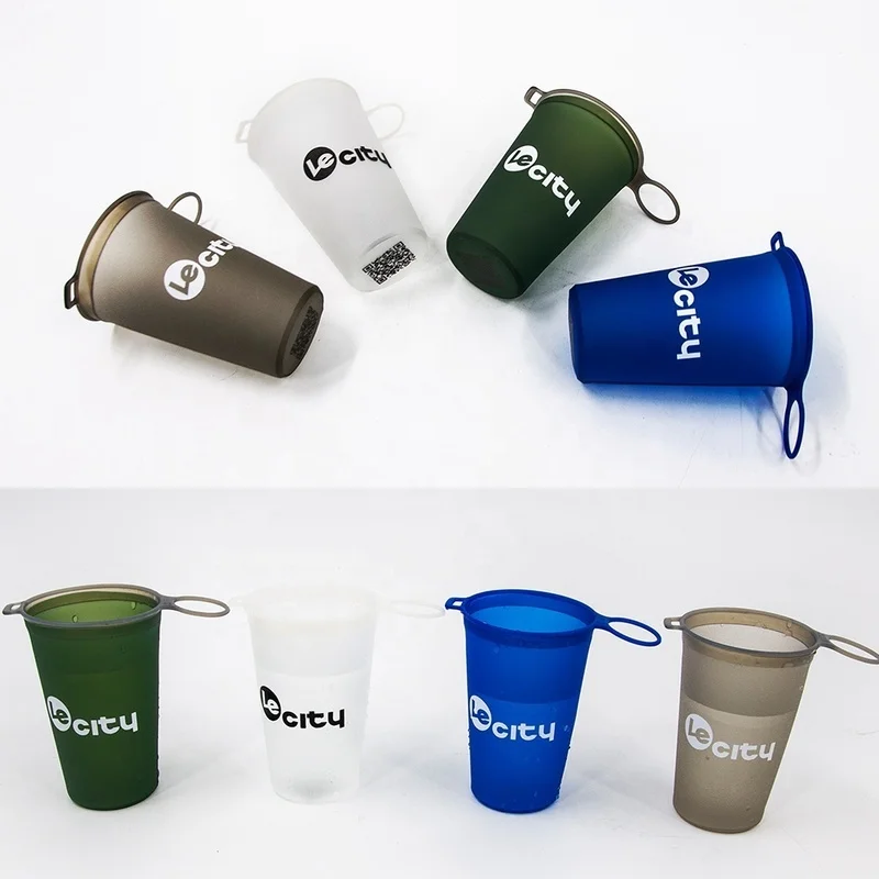 

Многоразовая Складная чашка для воды из ТПУ без бисфенола А с принтом на заказ