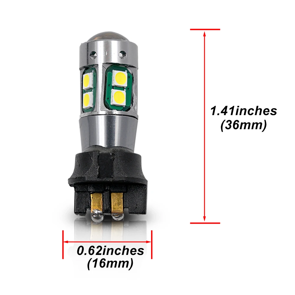 Лампы Canbus PW24W PWY24W для Volvo S60 XC60 Citroen Peugeot-сигнал поворота