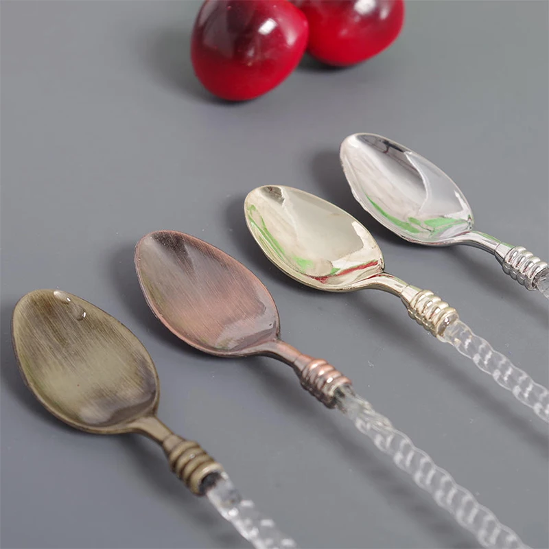 1 шт. блестящая ручка искусственный мороженое десерт ковш для дома/бара кухонные