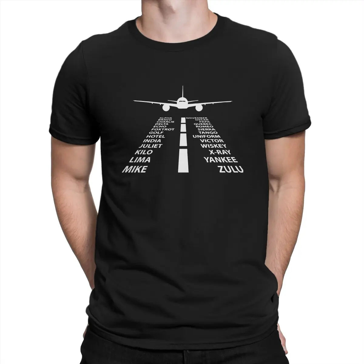 

Funny Gift Man's TShirt Phonetic Alphabet Airplane Pilot Flying Aviation O Neck Short Sleeve 100% Cotton T Shirt Funny Gift Idea