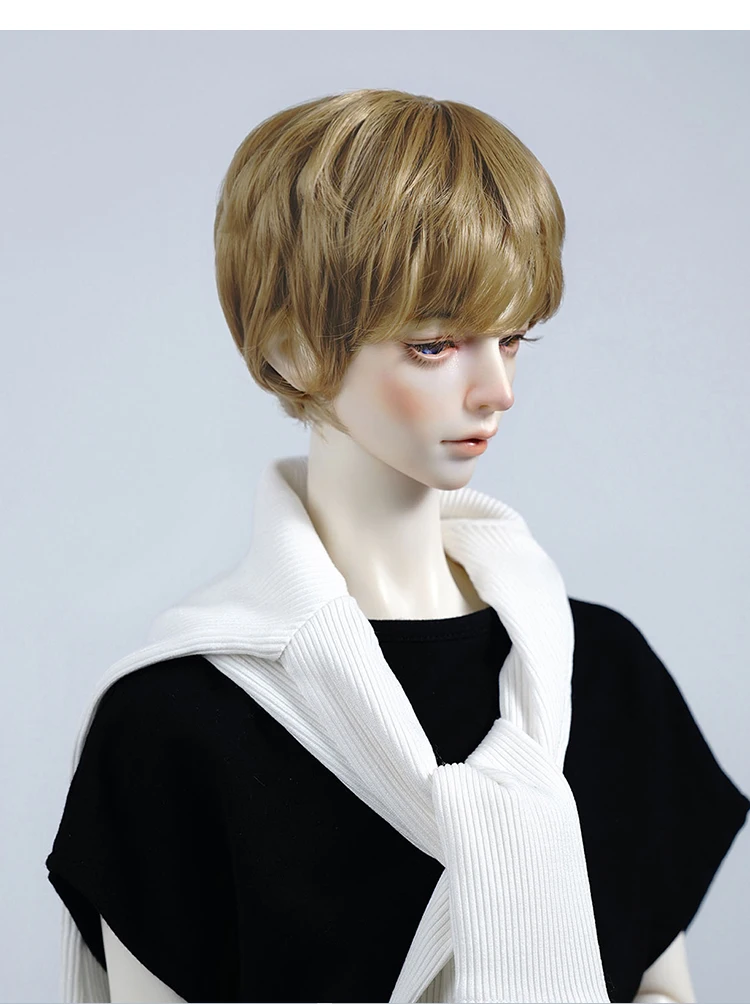 Парик для куклы BJD 1/3 1/4 1/6 высокотемпературный шелк для подростков Универсальный парик источник заводской пятнистый второй волос