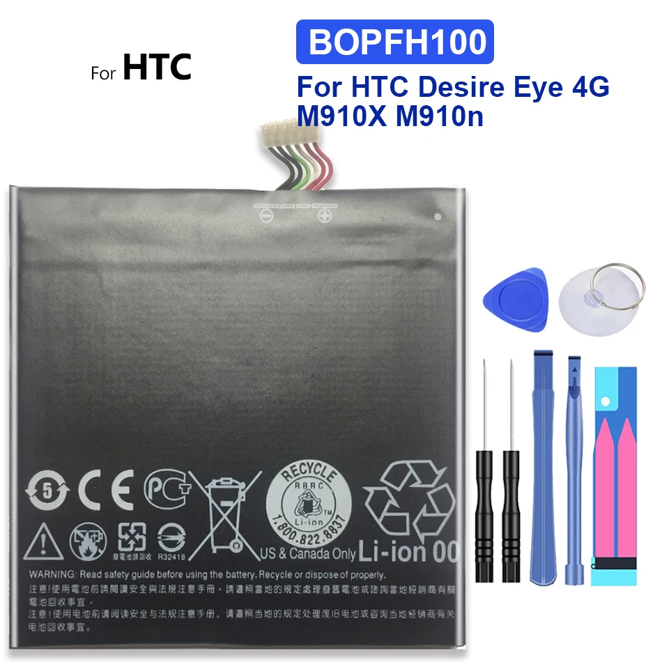 

2400mAh BOPFH100 B0PFH100 Replacement Battery for HTC Desire Eye 4G M910X M910n Tracking Number