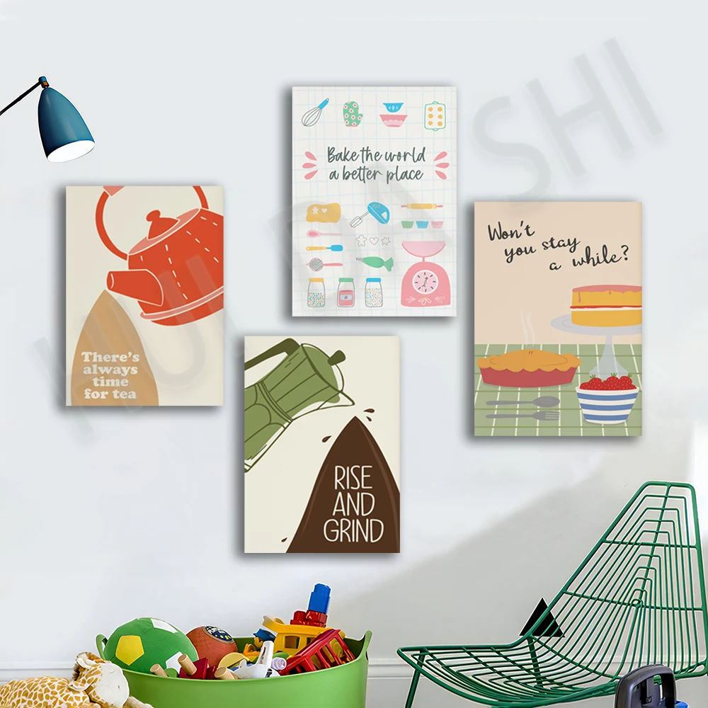 

Время для чайной печати | Искусство на чайной стене | Декор для кухни | Печать на чайнике | Ретро постер для чая | Подарок для любителей чая | По...