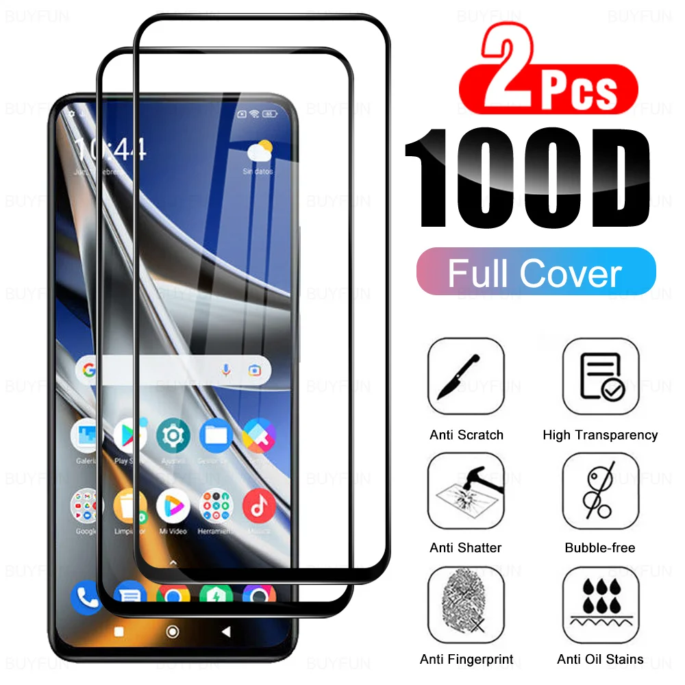 

Для Xiaomi Poco X4 Pro 5G 6,67 "2 шт., экран с полным покрытием, закаленное стекло для Xiamoi Poco X4Pro X 4 Pro, защитная пленка