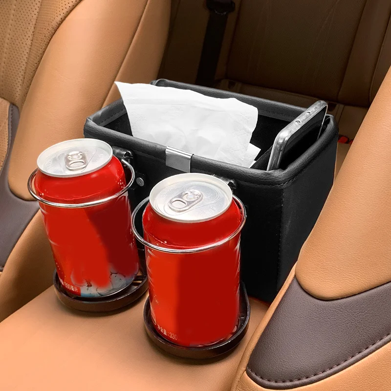 

Multi-function Car Interior Stowing Tidying Accessories Car Storage Box Armrest Organizers For Phone Tissue Cup Drink Holder
